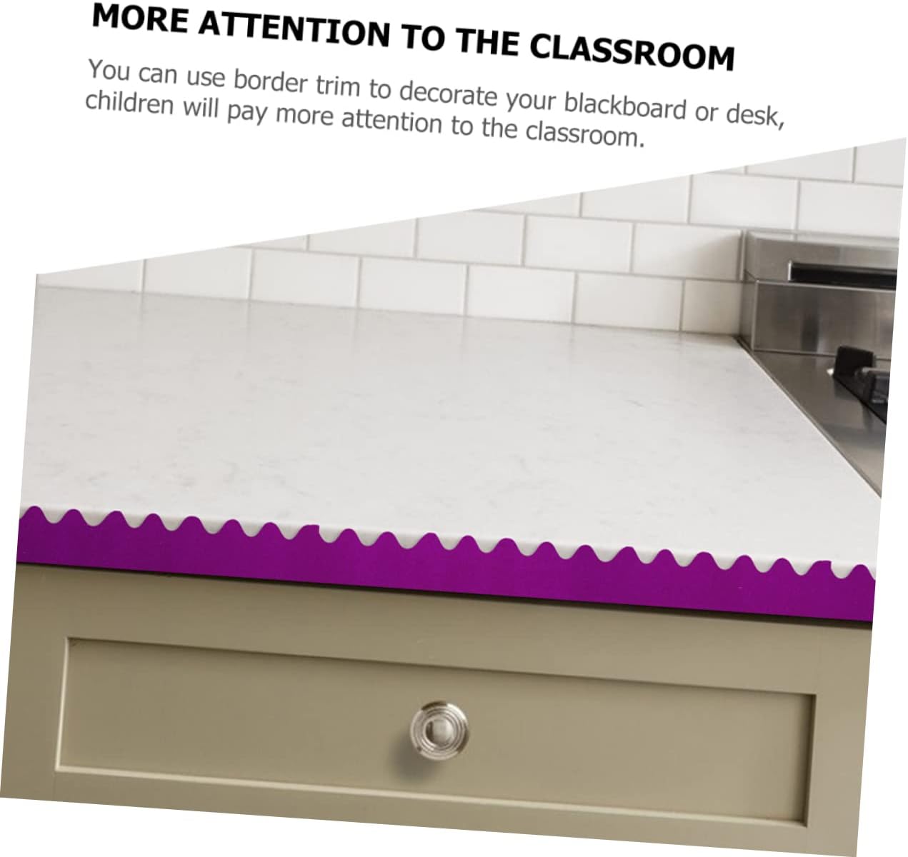 LALAFINA 5sets Border Decorative Paper Borders Iridescent Magnetic Strips Leaf Protector Glitter LED Light Bulletin Board Decorations Wear-resistant Border Decor Copper Plate 2rolls*5 3 51EMFZft79L. AC SL1282