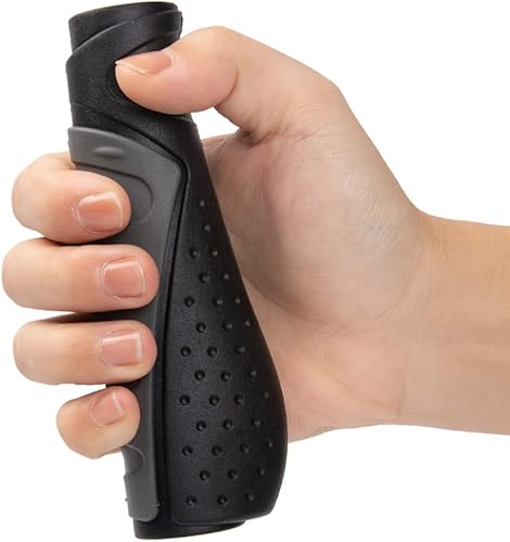 Miniatura 4 de Agarres de manillar de bicicleta cortos, empuñaduras ergonómicas antideslizantes de repuesto de cambio, agarres de goma cómodos para bicicleta BMX