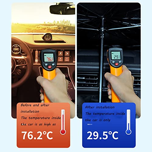 GXN Ombrello Pieghevole per Parabrezza per Auto
