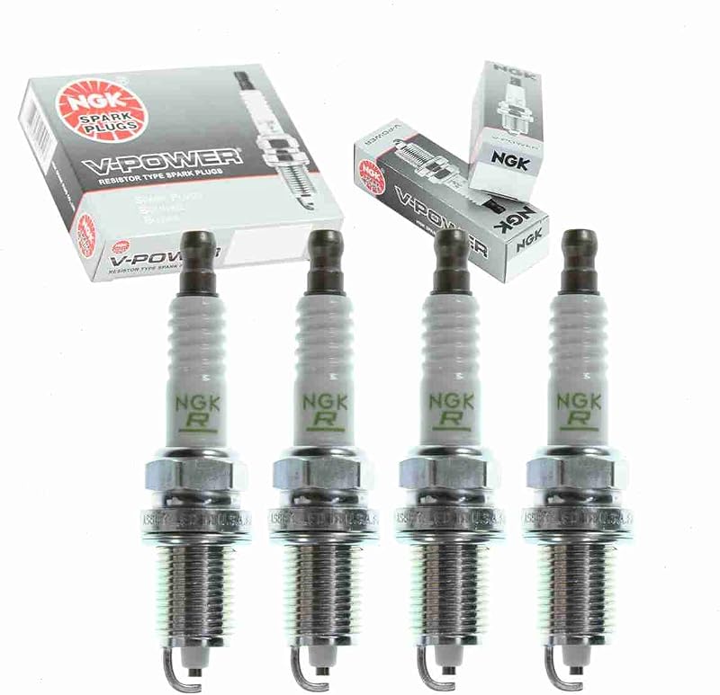 Velas de ignição NGK V-Power para Honda Accord 2.2L e 2.3L L4 1990–2002 – Kit com 4 unidades