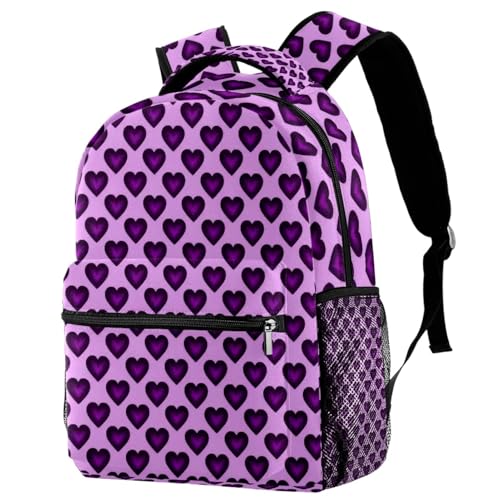 Sac à dos d'école Campus violet résistant pour soulager le dos des enfants