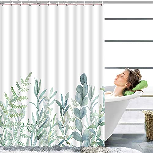Artsocket 4Pc Floral Shower Curtain Sets With Rugs, Bathroom Curtains Shower With Non-Slip Rug,Toilet Lid Cover, Bath Mat And 12 Hooks 72X72Inch #TOP2