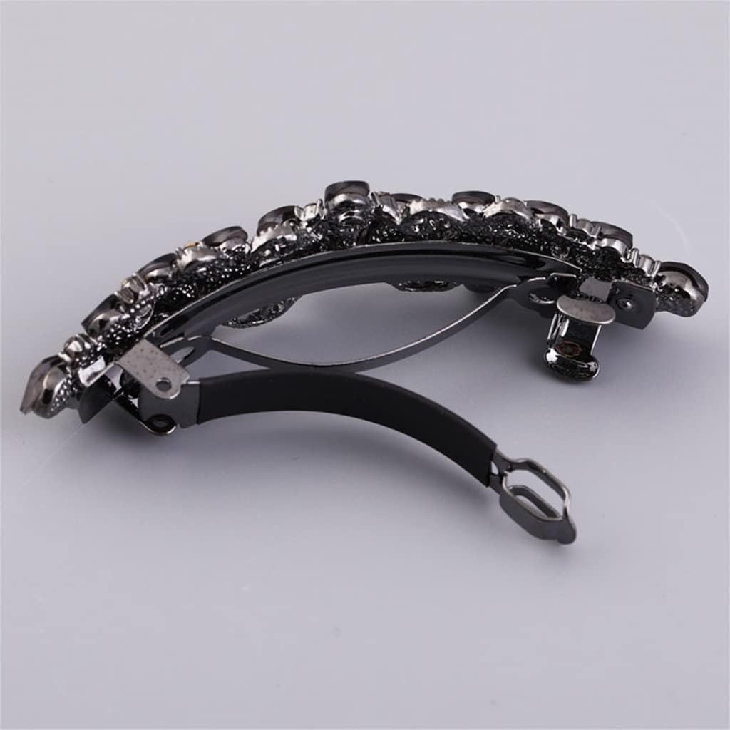 ヘアクリップ 後頭部 成人女性 カードクリップ ヘッドドレス クリップ ヘアアクセサリー (Color : B, Size : On