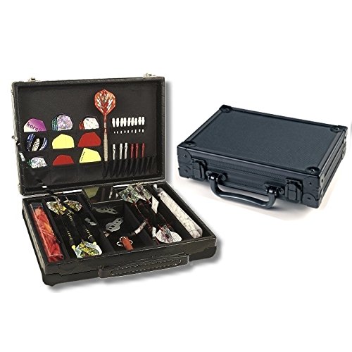 Funda dardos karella master aluminio negro