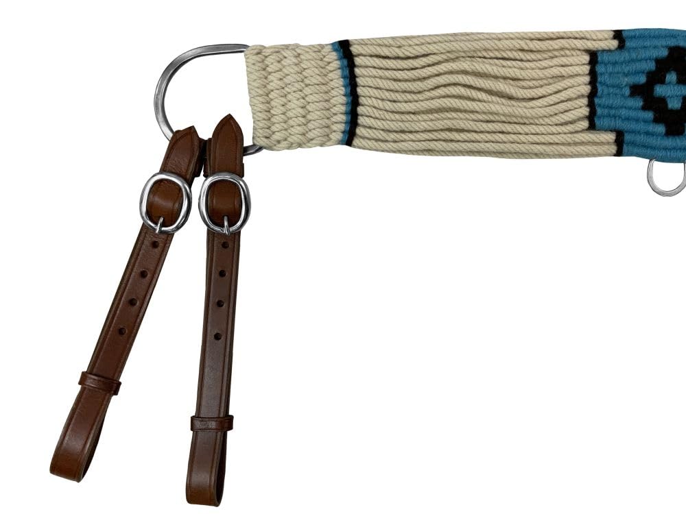 Showman Cream Mohair Wool Multi-Strand Southwest Design Tripping Collar