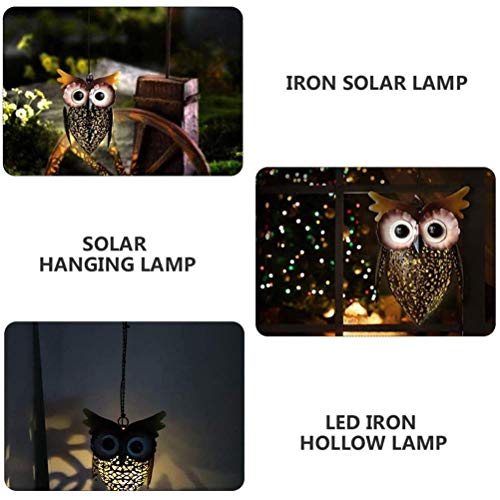 Teyiwei Luci Solari Gufo Luci Solari da Giardino