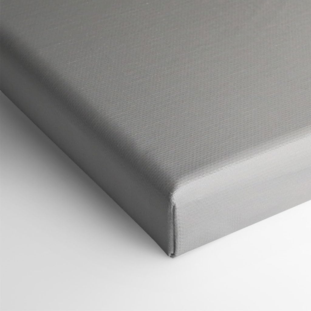 Canvas for Living room. Unveiling Rhythm and Contrast The Dynamic Interplay of Lines in Monochromatic Mastery, 27 x 18 inch Canvas Wall Art - Ready to Hang - 69x46 cm (27x18 inch)