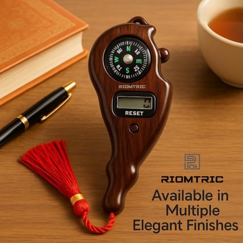 Image of 3PC Mantra Jaap Digital Tally Counting with Compass Machine Finger Unique Design & Naam Jap Portable Hand Finger Counting Machine Digital Finger Ring Chant Device (Pack of Combo 3PC)