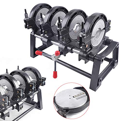 63-160MM Manual Thrust Butt Welding Machine 4 Clamps PE Pipe Fusion Welder PP PB