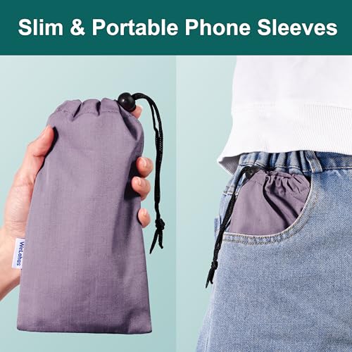Welohas SAFEBAG Faraday Pouch,Radiation Protection Faraday Bag,Signal Jammer Car Key Case,Emf Blocker For Cell Phone,Shielding 5G Phone Signal,Rfid,Wifi,Gps.Slim 8"X 4 Inch Pocket Wallet Size,Fits Most Phones thumb #5