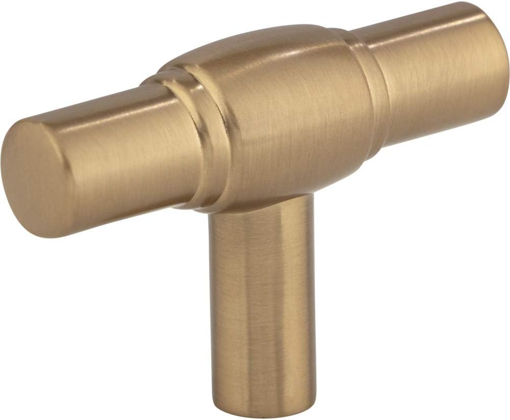 Jeffrey Alexander 2 Satin Bronze Hayworth Cabinet T Knob