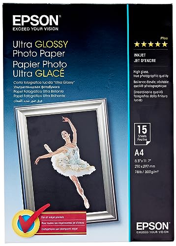 Epson C13S041927 Ultra glossy photo paper inkjet 300g/m2 A...