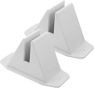 HANABASS Suporte Para Cerca De Jardim 2 Peças Suprimentos Para Cerca Suporte Fixo Peças Para Cerca De Jardim Suporte Prático Para Cerca Base De Cerca Suporte De Cerca Pequeno