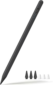 Stylus Pen for iPad 2018-2026, 3X Fast Charge Active Pencil for iPad A16 10th/9th/8th/7th/6th Gen, iPad Air 11/13 M2/M3/5/4/3, Pro 11/12.9/13 M4, Mini 5/6/A17 Pro, w/Palm Rejection &Tilt Sensitivity