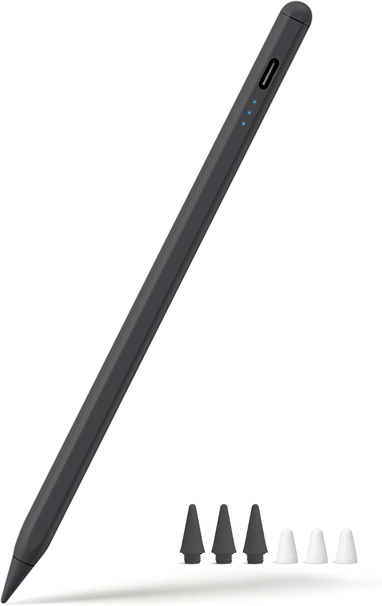Stylus Pen for iPad 2018-2026, 3X Fast Charge Active Pencil for iPad A16 10th/9th/8th/7th/6th Gen, iPad Air 11/13 M2/M3/5/4/3, Pro 11/12.9/13 M4, Mini 5/6/A17 Pro, w/Palm Rejection &Tilt Sensitivity