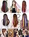 Rhyme Extensiones de Cabello Arco Iris Clip de Extensiones de Cabello de...