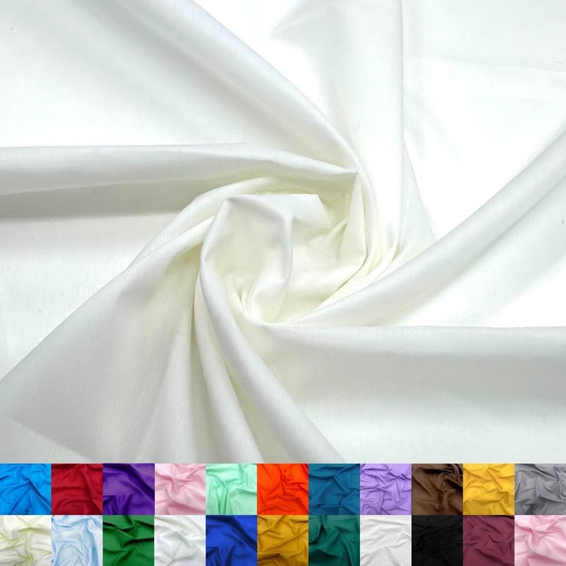 Ice Fabrics Cotton Polyester Broadcloth by the Yard