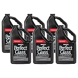 HOPE'S Perfect Glass Cleaner Spray Refill, Streak-Free, Ammonia-Free Window, Mirror, Screen, Tinted Glass, and Shower Door Cleaner, Indoor and Outdoor Glass Surfaces, 67.6 Ounce, Pack of 6