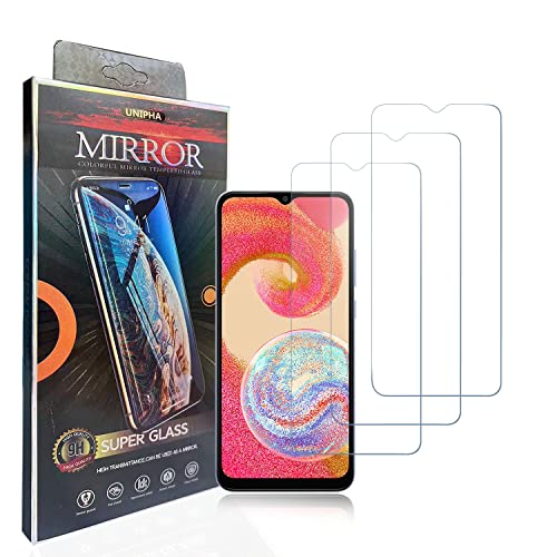 hxeyraal (3 Pack) entwickelt für Samsung Galaxy A04E Displayschutzfolie aus gehärtetem Glas, 0,33mm, Anti-Kratzer, blasenfrei für Samsung Galaxy A04E Displayschutzfolie HD