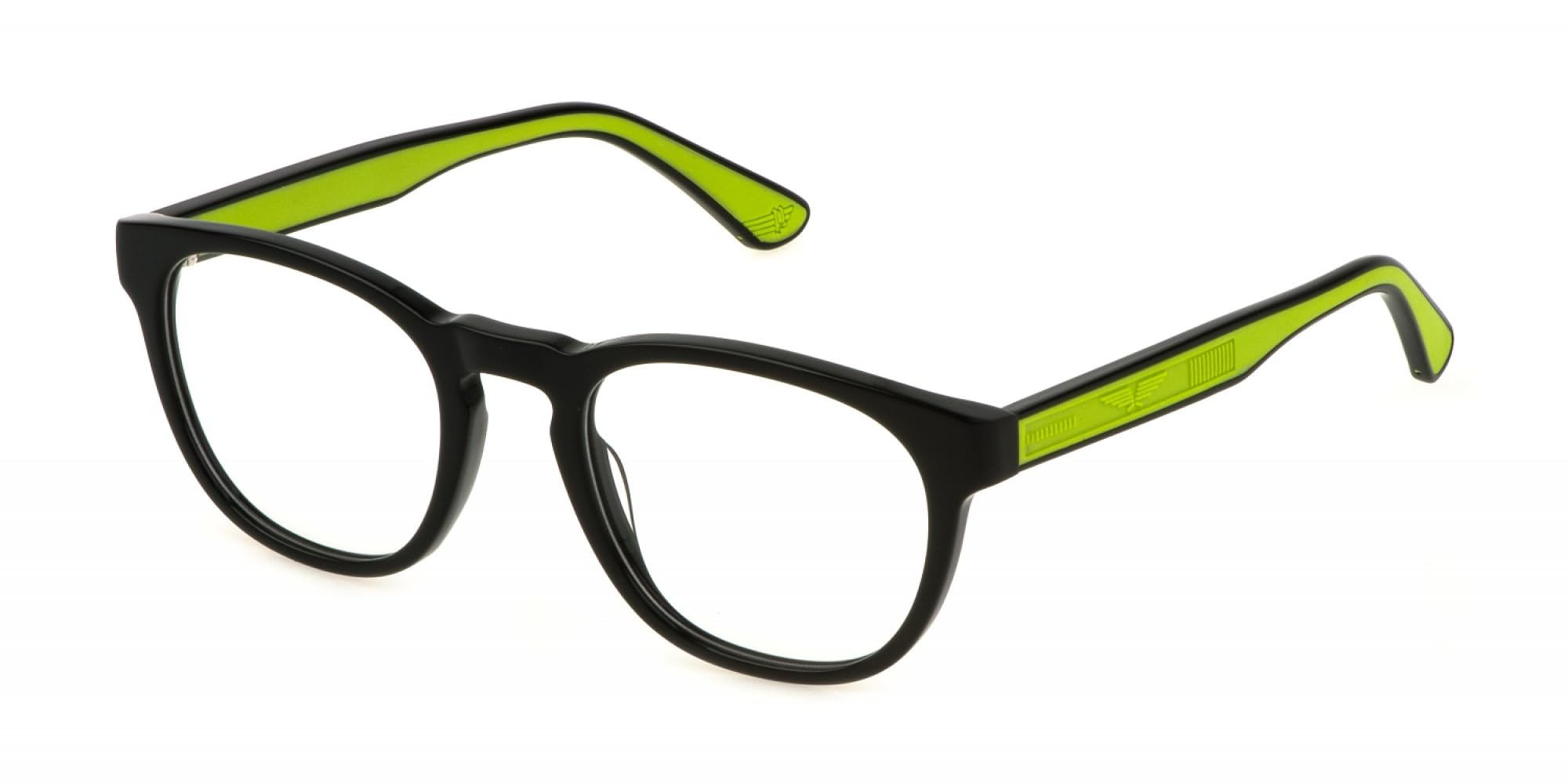 Police Eyeglass Frame VK135 Shiny Black Unisex Dziecko Okulary 48/20/135, Shiny Black, 48/20/135