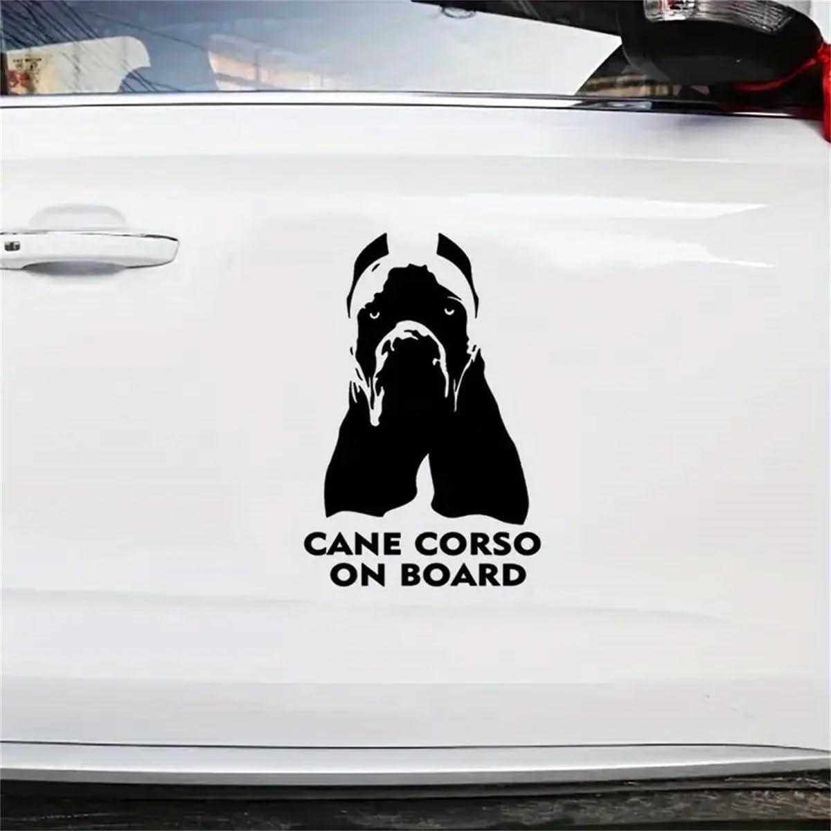 2PCS Cane Corso Dog On Board Car Stickers, 4.53"x6.69" Funny Waterproof Vinyl Decal, Exterior Decorative Accessories, Used for Car, Motorcycle, Laptop, Van |#AZ271 image 3