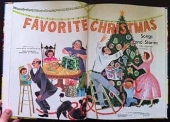 Hardcover Favorite Christmas Songs and Stories (A Big Treasure Book of Christmas) Book