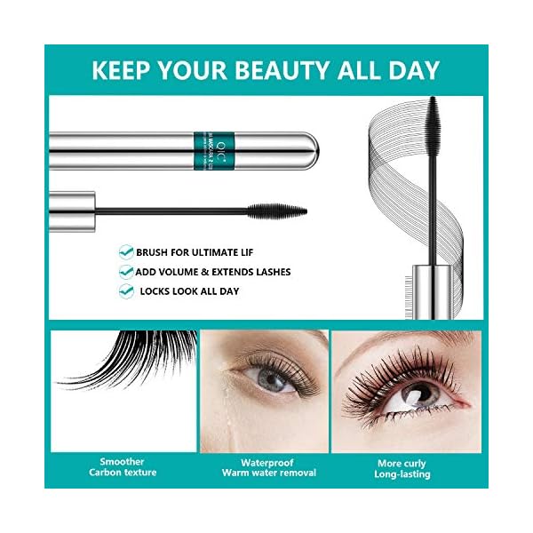 4D-Silk-Fiber-Lash-Mascara2-in-1-Thrive-Mascara-For-Natural-Lengthening-And-Thickening-Effectno-clumping-Superstrong-Mascara-for-Long-LastingBeauty-Charming-Eye-Make-up Tailpa 4D Silk Fiber Lash Mascara,2 in 1 Thrive Mascara For Natural Lengthening And Thickening Effect,no clumping Superstrong Waterproof Mascara for Long-Lasting,Beauty Charming Eye Make up. Black