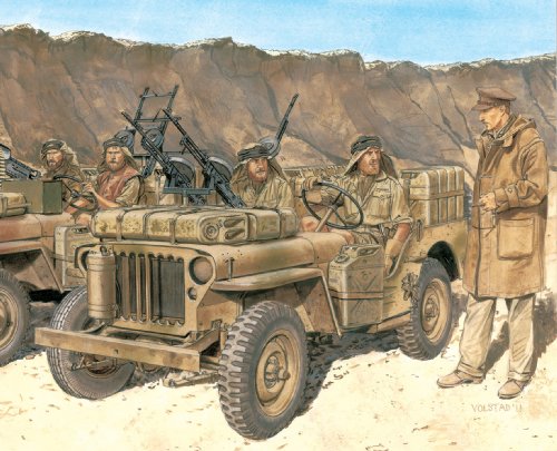 サイバーホビー 1/35 WW.II イギリス陸軍 SAS 1/4トン 4x4 小型軍用車輌