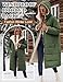 Wiepux Puffer Jacket Womens Black Coat Chaquetas de Invierno Abrigos de Mujer Oversized Ladies Jacket,Army Green,S