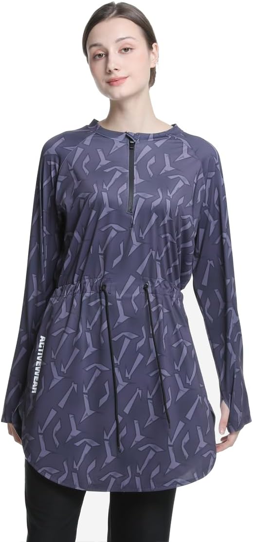 Modest Sportswear for Women, Breathable Outdoor Fitness Suits for Yoga, Running