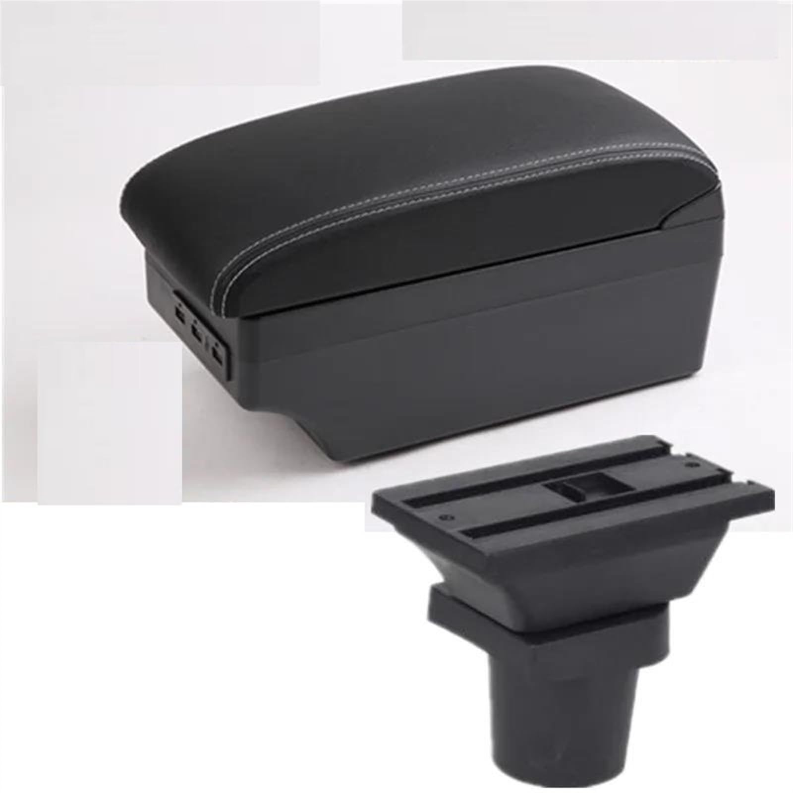 Ysdsls C White Line 7Usb Car Armrest Box Interior Parts Storage With Usb Accessories For Rav4
