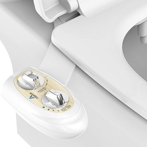 Miniatura 1 de Accesorio ultrafino para bidé, rociador de bidé autolimpiante, no eléctrico, para agua fría, bidé, accesorio para asiento de inodoro con controles