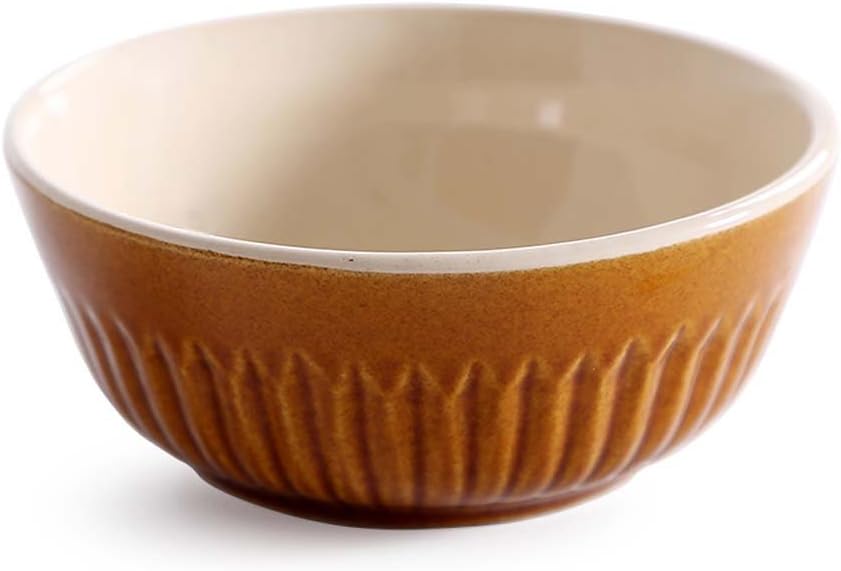 5inch Vintage Ceramic Tableware, Dessert Bowl Household Small Bowl Shallow Bowl