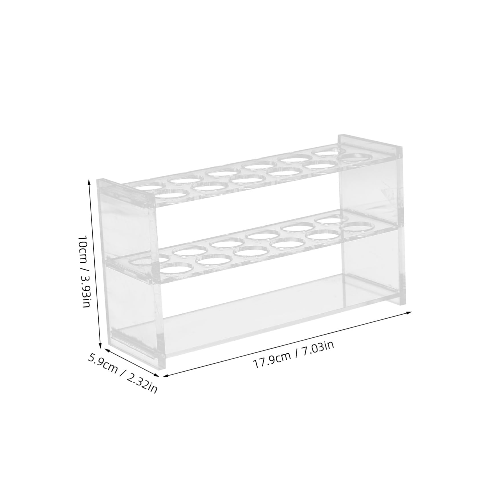 CIYODO Sampling Test Tube Holder Rack 6 Slots Laboratory Tube Rack Easy to Use