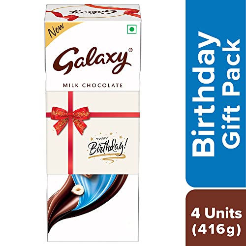 Image of Galaxy Birthday Chocolate Gift Pack, 4 Bars - 416g