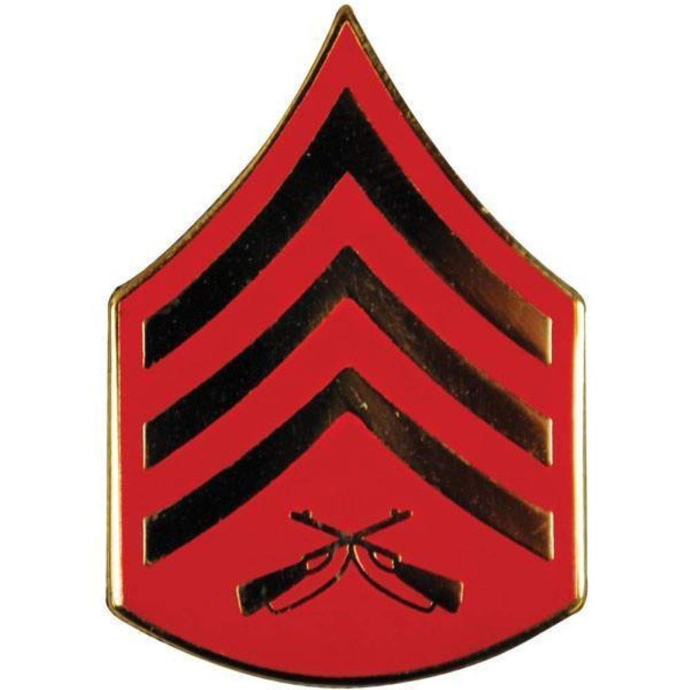US Marine Corps E-5 / SGT Lapel Pin
