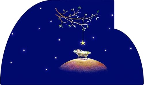 Miniatura 3 de Performing Arts Papel de papelería panorámico de tres pliegues Baby Jesus Stationery, 67719-12