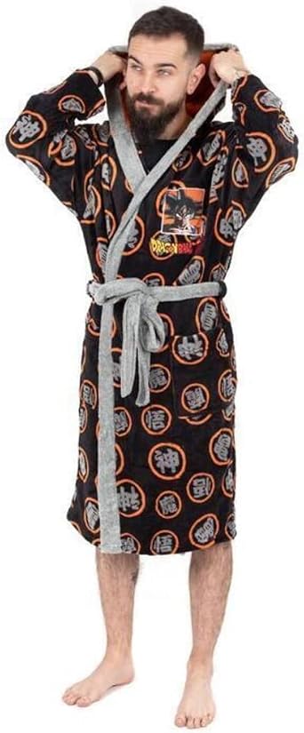 Dragon Ball Z Dressing Gown For Mens Anime Series Bathrobe