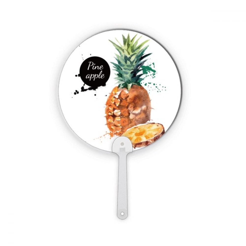 Fruits de pin au design aquarelle, un plastique rond de qualité supérieure