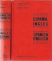 Butterworths Spanish/English legal dictionary =: Diccionario jurídico español/inglés Butterworths 0409256676 Book Cover