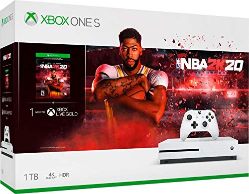 Microsoft Xbox One S 1TB NBA 2K20 Bundle + Armed Forces II (Special Edition) Wireless Controller | Include：Xbox One S 1TB Console ,NBA 2K20 Full-Game, Wireless Controller image 5