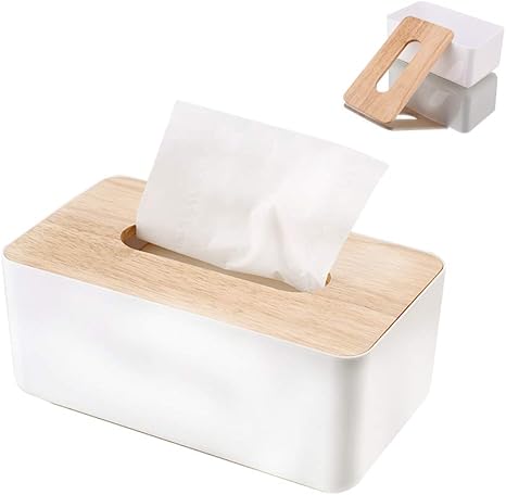 Amazon Sp Direx ティッシュケース 木蓋付きティッシュボックス ナチュラル木目調 ィッシュボックス 机上置棚 収納ボックス 小物入れ 和風 手作りウッド シンプル 卓上 車 ティッシュケース ティッシュケース ホルダー オンライン通販