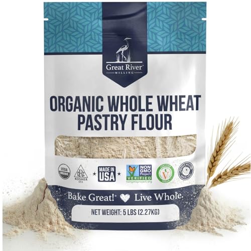 Great River Milling Organic Whole Wheat Pastry Flour | Soft ...