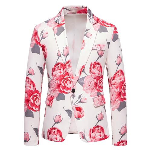 Blazer tie-dye homme aux finitions soignées et design exclusif à un bouton texturé