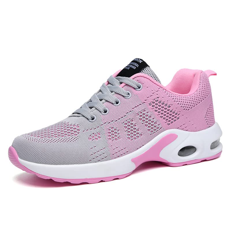 Women's Orthopedic Sneakers - Breathable Mesh Walking Shoes - Lightweight Comfortable Arch Support Athletic Shoes