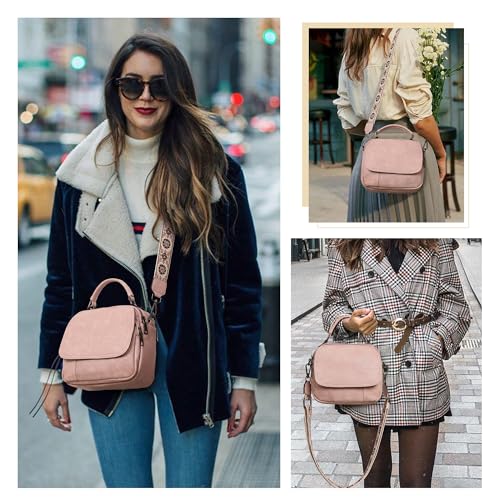 OPAGE Small Crossbody Bags for Women Trendy, Soft PU Leather Womens Crossbody Purse Shoulder Handbags2