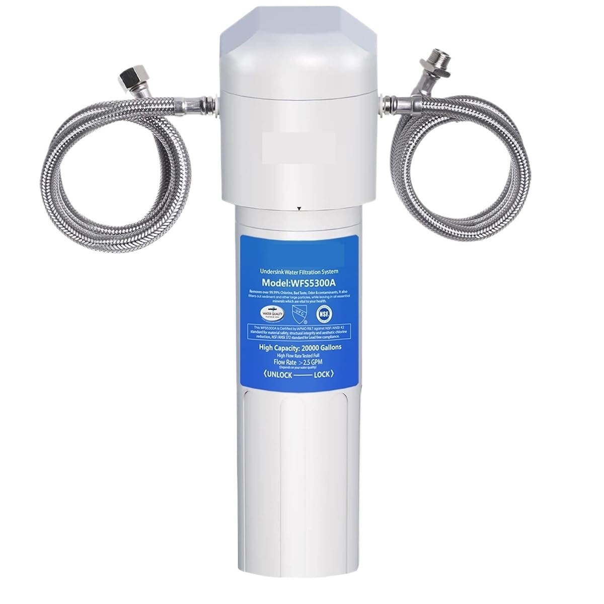 Under Sink Drinking Water Filter Purifier Direct Connect Under Counter Drink Water Filtration System