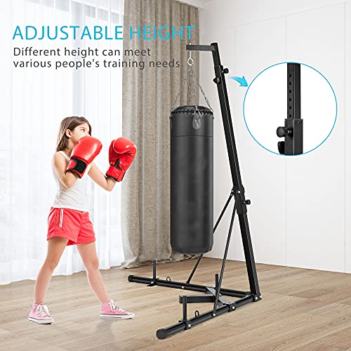 VIVOHOME Heavy Duty Foldable Boxing Bag Stand #TOP10