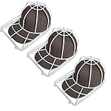 Hat Washer, 3-Pack Cap Washing Cage for Baseball Hats, Ball Caps, Cap Holder,Hat Hanger,Cap Shape Protector,Cap Organizer