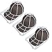 Hat Washer, 3-Pack Cap Washing Cage for Baseball Hats, Ball Caps, Cap Holder,Hat Hanger,Cap Shape Protector,Cap Organizer